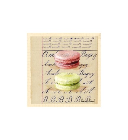 Toile sur chassis macarons