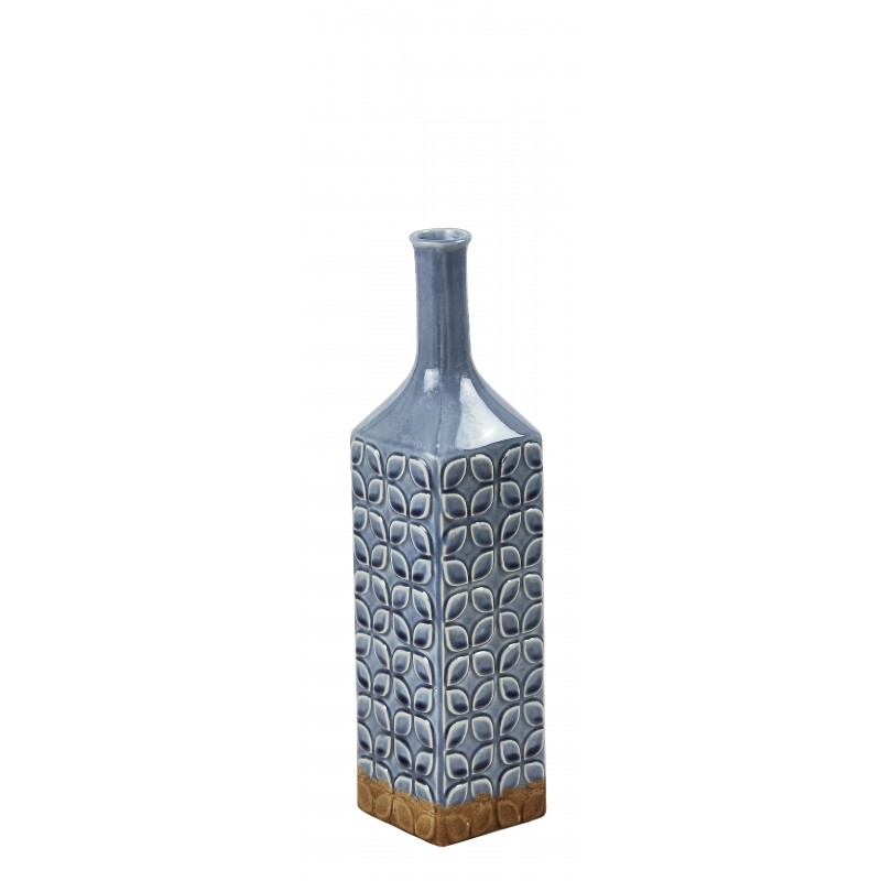 Vase pattern blue rustic