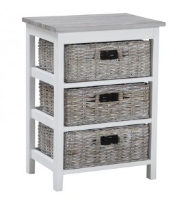 Meuble 3 tiroirs manguier