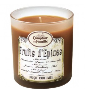 Bougie parfumée Fruits d'épices