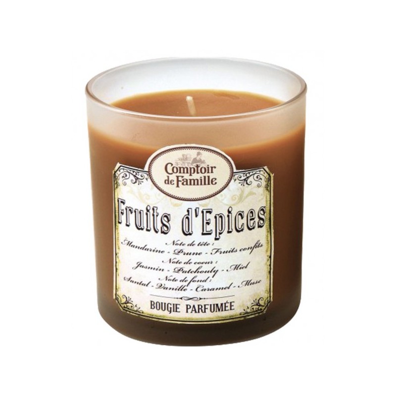 Bougie parfumée Fruits d'épices