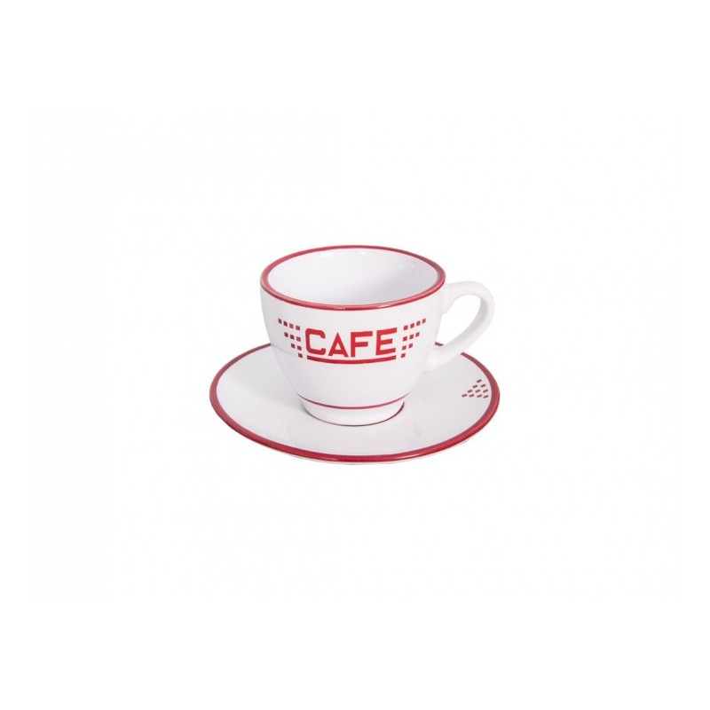 Lot de 4 tasses expresso et leurs soucoupes