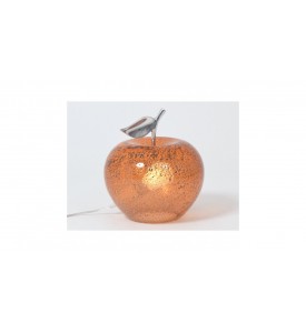 Lampe pomme orange