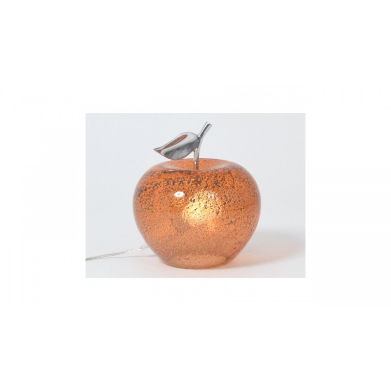 Lampe pomme orange