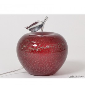 Lampe Pomme rouge