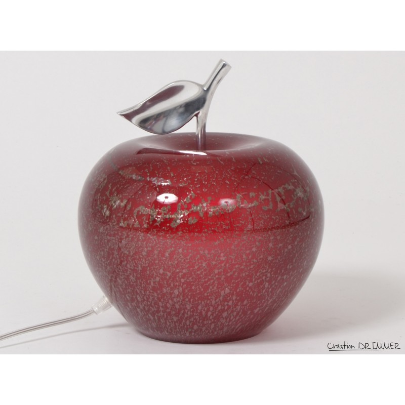 Lampe Pomme rouge