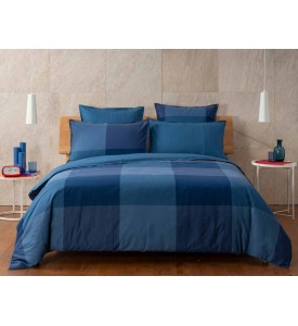 Housse de couette Dyed blue