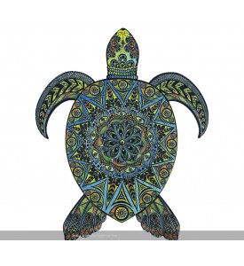 Puzzle Tortue tropicale