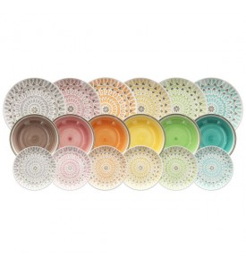 Assiette LOUISE 18 pièces