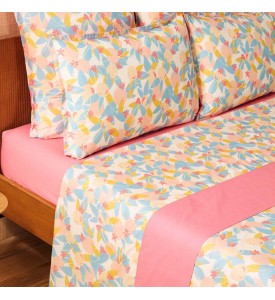 Drap plat DELICE HIBISCUS